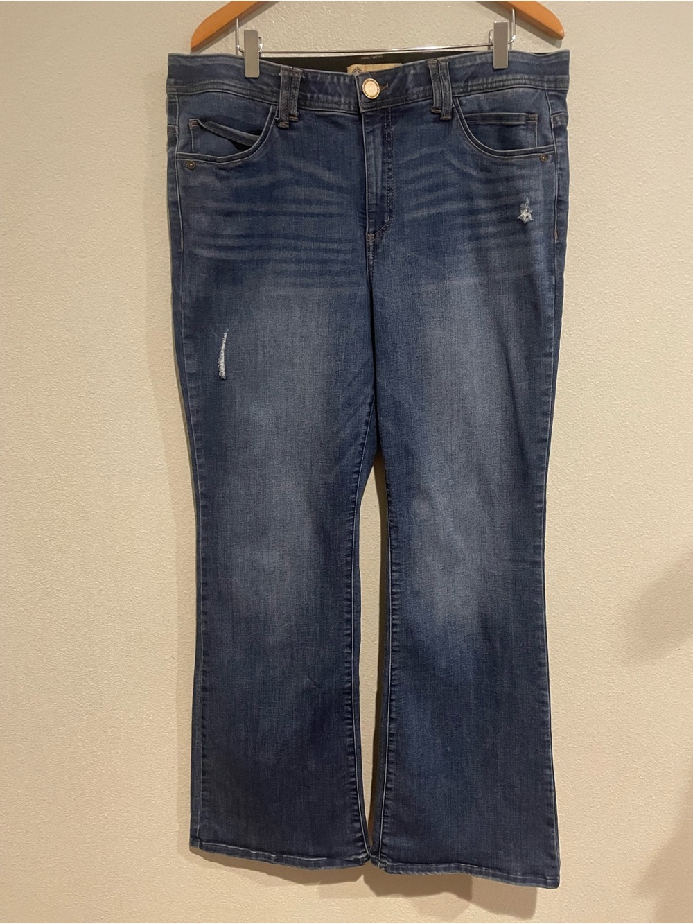 Democracy Women's Dark Blue Flare Jeans